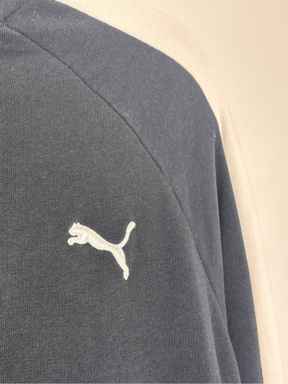PUMA Women’s Full Zip Track Jacket XL Black White Retro T7 Athletic - Picture 4 of 5